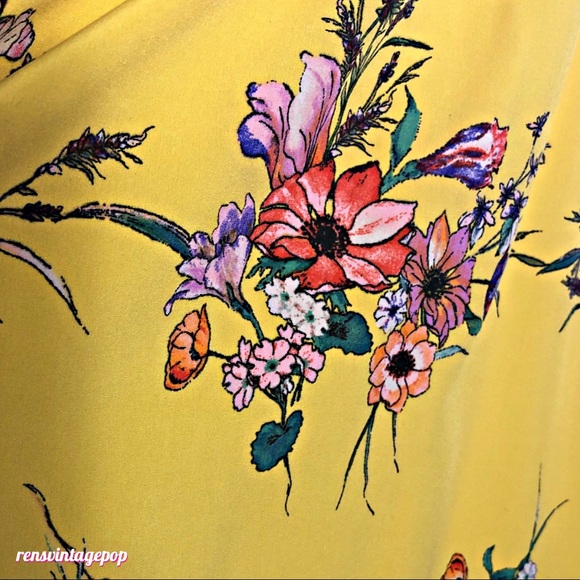 🔴NWT Summer Goddess Yellow Floral dress - Picture 6 of 7